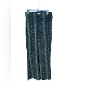 Hollister Ultra High Rise Flare Snakeskin Pants